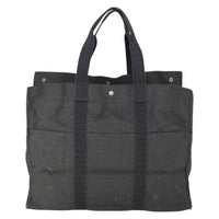 Hermes Fourre-Tout Herline Canvas Gray Canvas Tote Bag Bag (Pre-Loved)