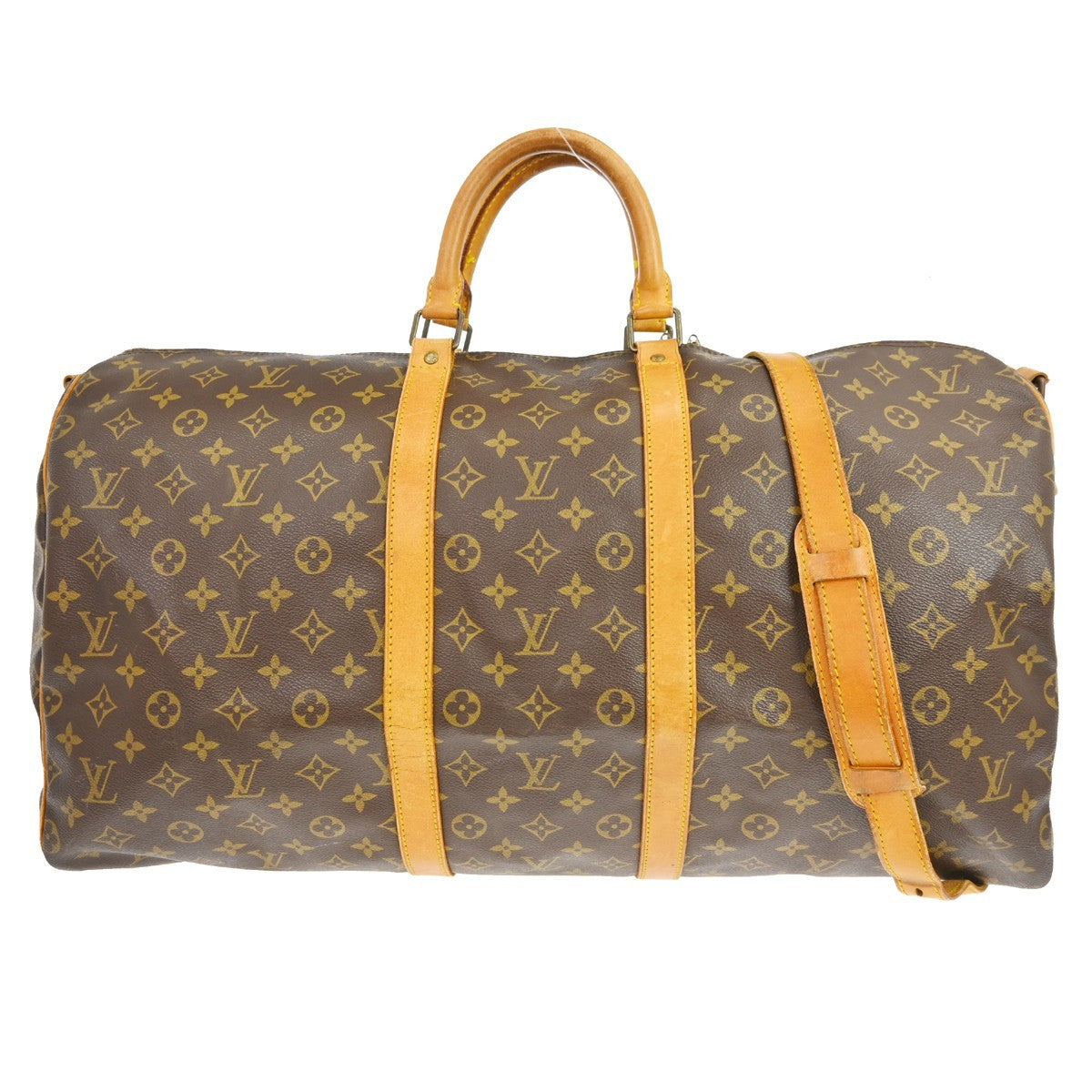 Louis Vuitton Louis Vuitton Keepall Bandouliere Bag Monogram Canvas Brown Canvas Travel Bag Bag (Authentic Pre-Loved)