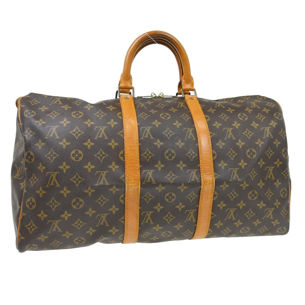 Louis Vuitton Louis Vuitton Keepall Bag Monogram Canvas Brown Canvas Travel Bag Bag (Authentic Pre-Loved)