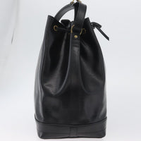 Louis Vuitton Noe Handbag Epi Leather Black Leather Shoulder Bag Bag (Pre-Loved)