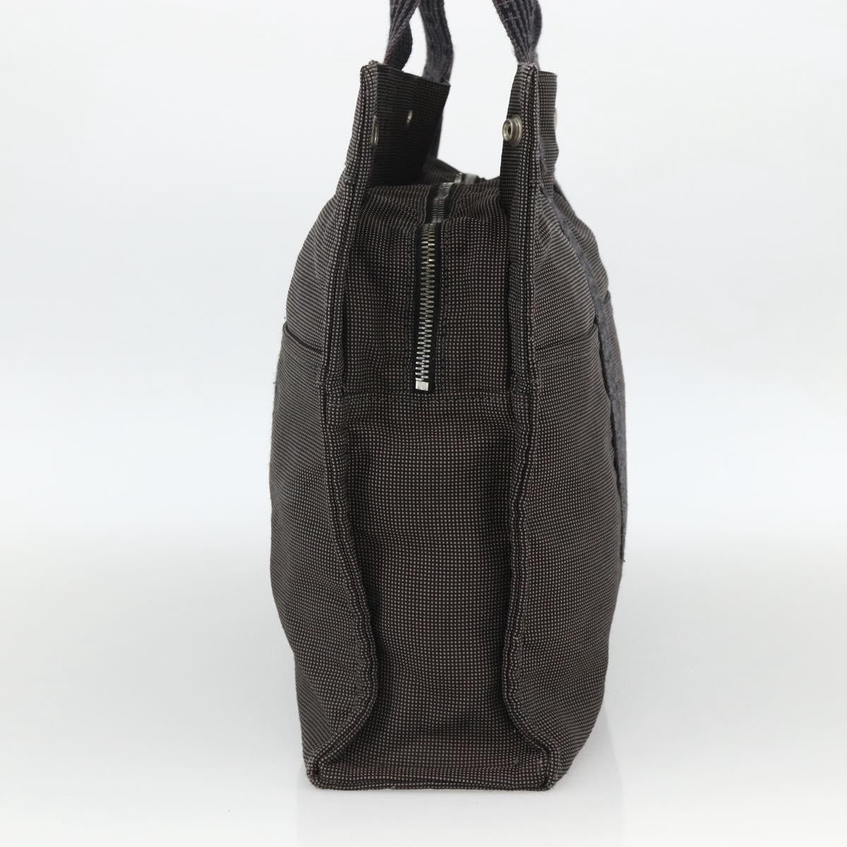 Hermes Fourre-Tout Herline Canvas Gray Canvas Tote Bag Bag (Pre-Loved)
