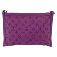 Louis Vuitton Double Flat Messenger Bag Limited Edition Logo Story Monogram Canvas And Denim Multicolour Canvas Shoulder Bag Bag (Authentic Pre-Loved)