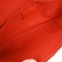 Louis Vuitton Felicie Pochette Epi Leather Red Leather Clutche & Pouche Bag (Authentic Pre-Loved)
