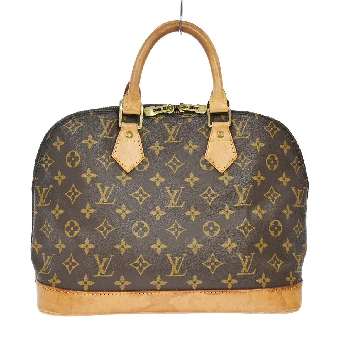 Louis Vuitton Alma Handbag Monogram Canvas Brown Canvas Handbag (Pre-Loved)