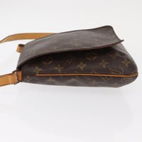 Louis Vuitton Musette Salsa Handbag Monogram Canvas Brown Canvas Shoulder Bag Bag (Pre-Loved)
