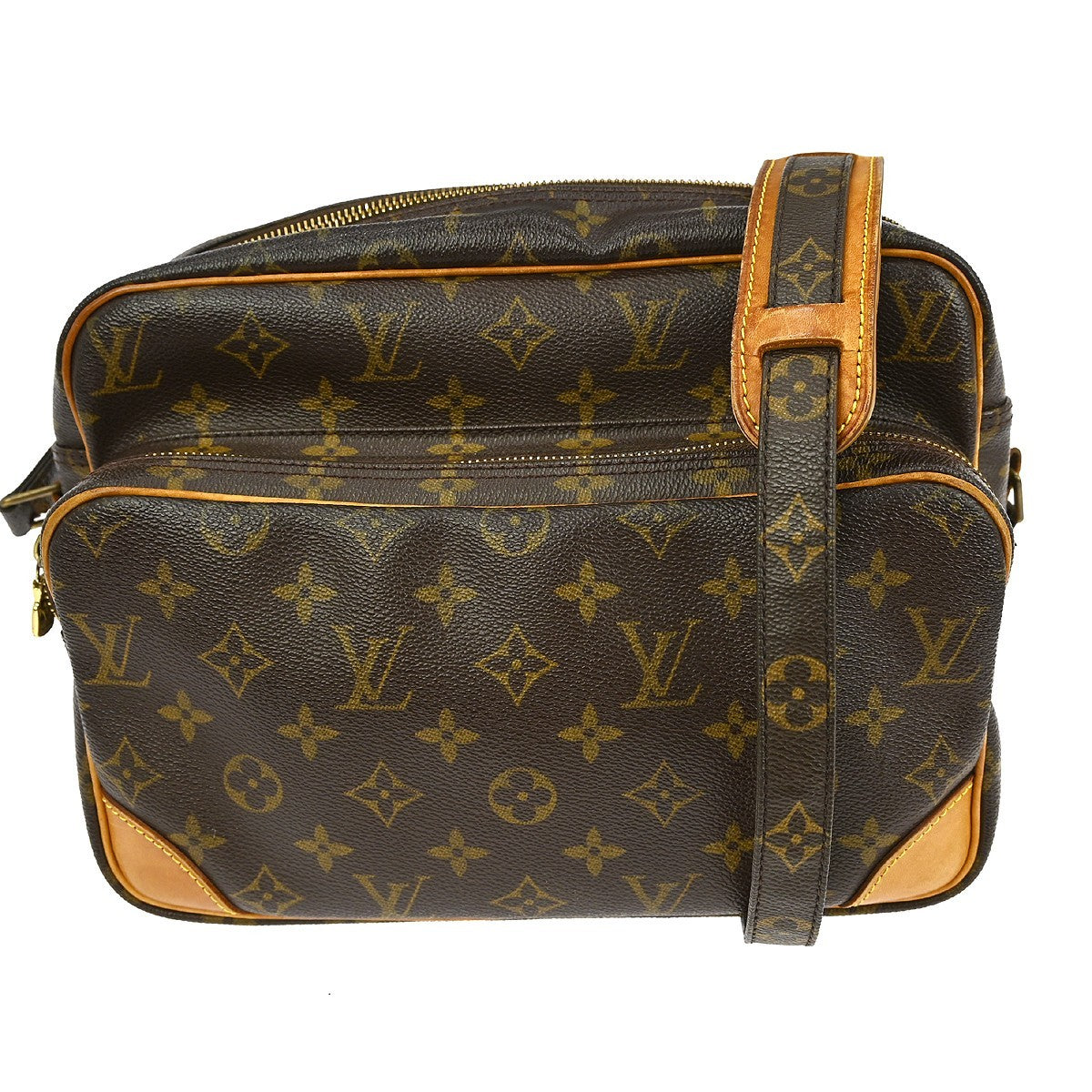 Louis Vuitton Louis Vuitton Nil Messenger Bag Monogram Canvas Brown Canvas Crossbody Bag Bag (Authentic Pre-Loved)