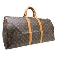 Louis Vuitton Louis Vuitton Keepall Bag Monogram Canvas Brown Canvas Travel Bag Bag (Pre-Loved)