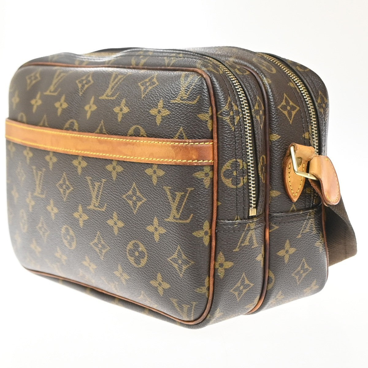 Louis Vuitton Reporter Bag Monogram Canvas Brown Canvas Shoulder Bag Bag (Authentic Pre-Loved)