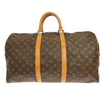Louis Vuitton Louis Vuitton Keepall Bag Monogram Canvas Brown Canvas Travel Bag Bag (Pre-Loved)