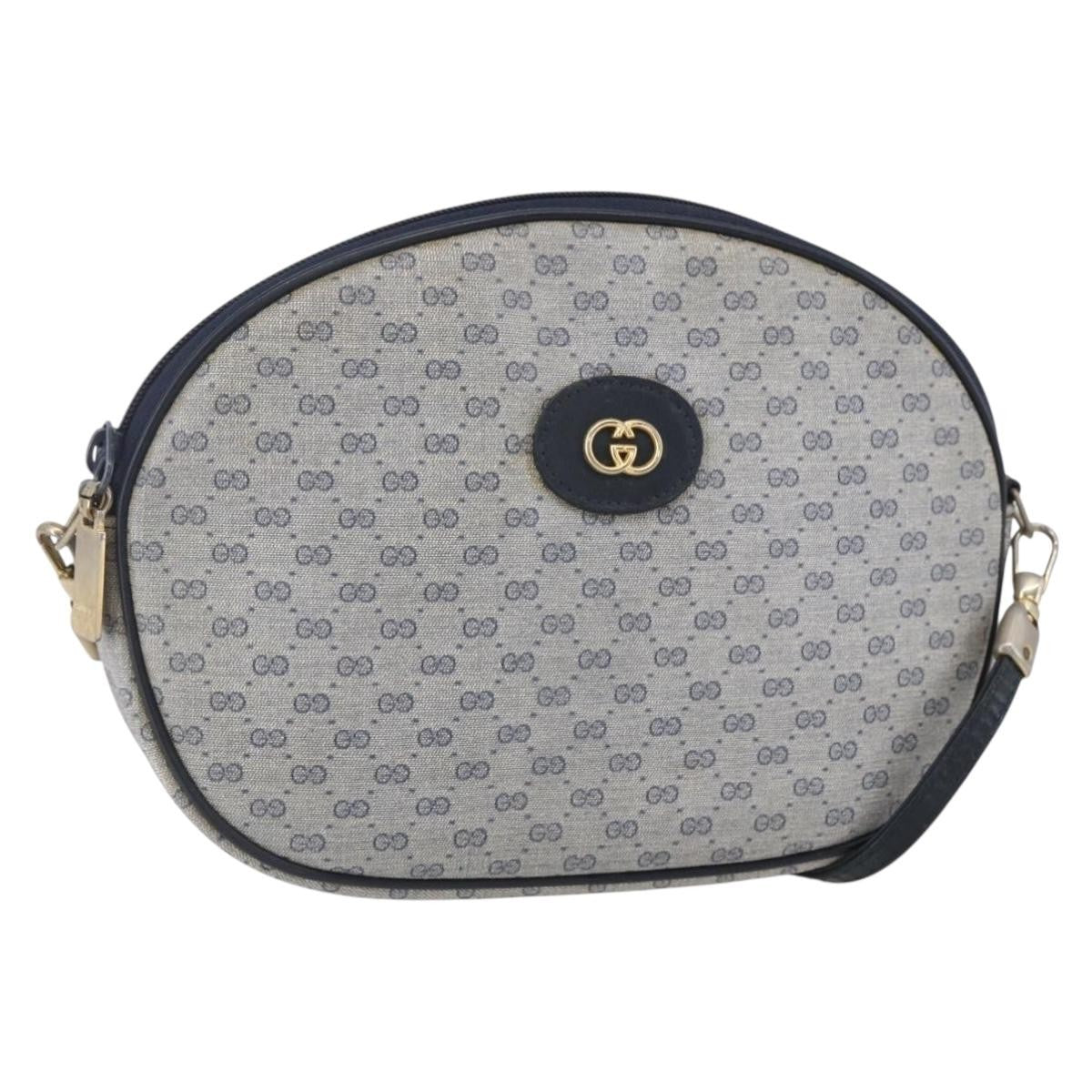Gucci Micro Gg Supreme Shoulder Bag Gg Canvas Navy Canvas Shoulder Bag Bag (Authentic Pre-Loved)