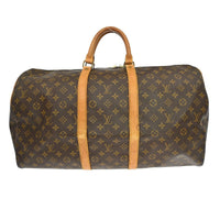 Louis Vuitton Louis Vuitton Keepall Bag Monogram Canvas Brown Canvas Travel Bag Bag (Pre-Loved)