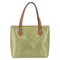 Louis Vuitton Houston Handbag Monogram Vernis Green Patent_Leather Tote Bag Bag (Authentic Pre-Loved)