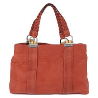 Gucci Vintage Bamboo Handle Bag Leather Red Leather Handbag (Authentic Pre-Loved)