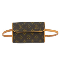 Louis Vuitton Louis Vuitton Florentine Waist Bag Monogram Canvas Brown Canvas Clutche & Pouche Bag (Pre-Loved)