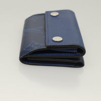 Louis Vuitton Discovery Wallet Monogram Taigarama Blue Leather Wallets Accessory (Authentic Pre-Loved)