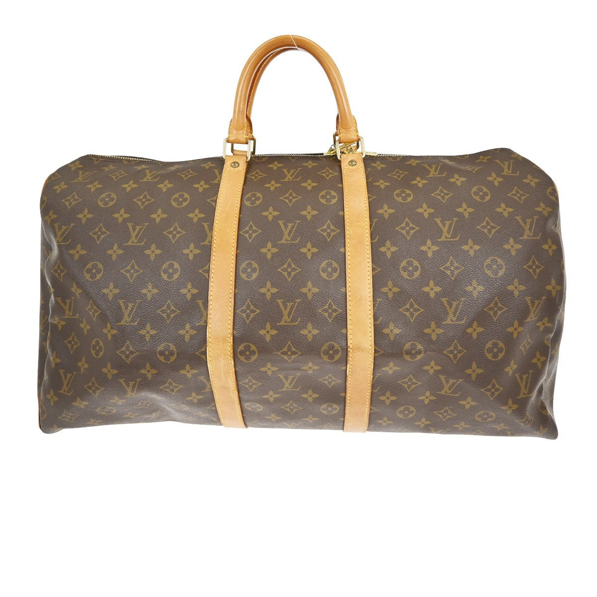Louis Vuitton Louis Vuitton Keepall Bag Monogram Canvas Brown Canvas Travel Bag Bag (Pre-Loved)