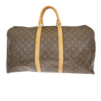 Louis Vuitton Louis Vuitton Keepall Bag Monogram Canvas Brown Canvas Travel Bag Bag (Pre-Loved)