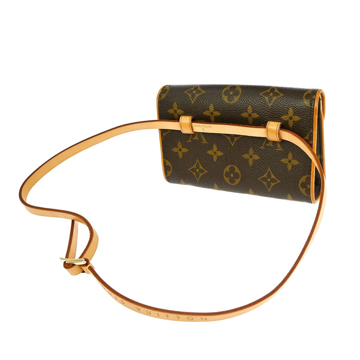 Louis Vuitton Louis Vuitton Florentine Waist Bag Monogram Canvas Brown Canvas Clutche & Pouche Bag (Authentic Pre-Loved)