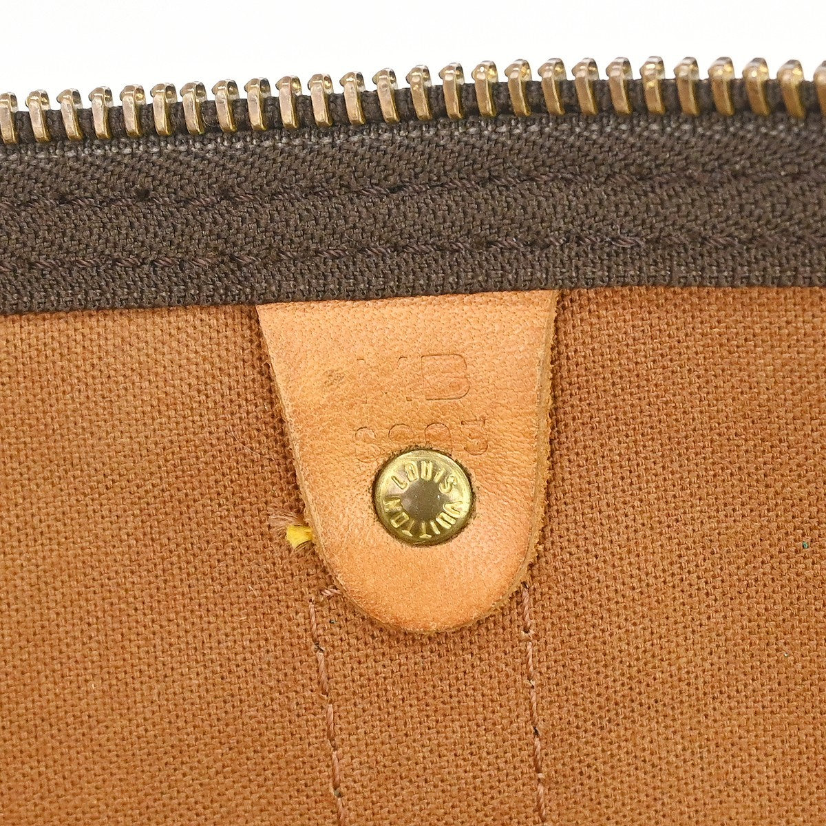 Louis Vuitton Keepall Bag Monogram Canvas Brown Canvas Travel Bag Bag (Authentic Pre-Loved)