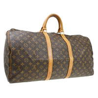 Louis Vuitton Louis Vuitton Keepall Bag Monogram Canvas Brown Canvas Travel Bag Bag (Pre-Loved)