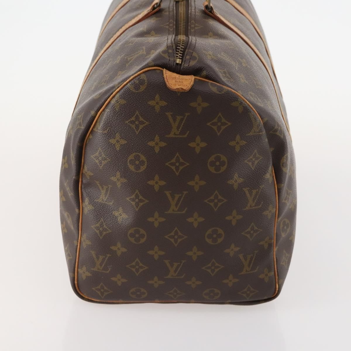 Louis Vuitton Keepall Bag Monogram Canvas Brown Canvas Travel Bag Bag (Pre-Loved)