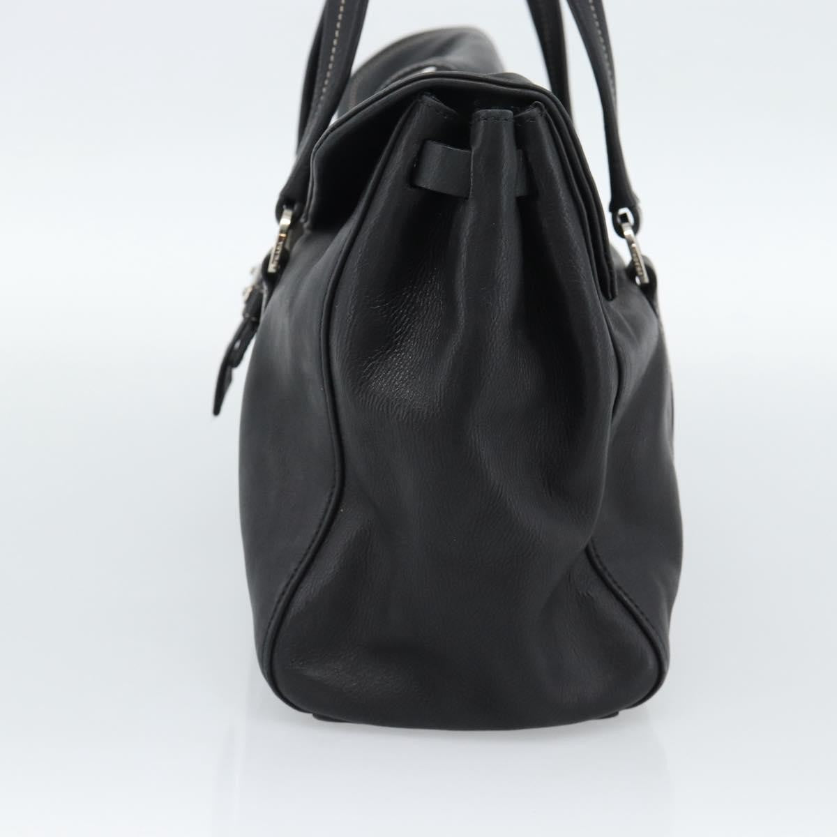 Prada Prada Convertible Shopping Tote Saffiano Leather Saffiano Leather Black Leather Tote Bag Bag (Authentic Pre-Loved)