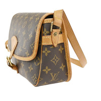Louis Vuitton Louis Vuitton Sologne Handbag Monogram Canvas Brown Leather Shoulder Bag Bag (Pre-Loved)