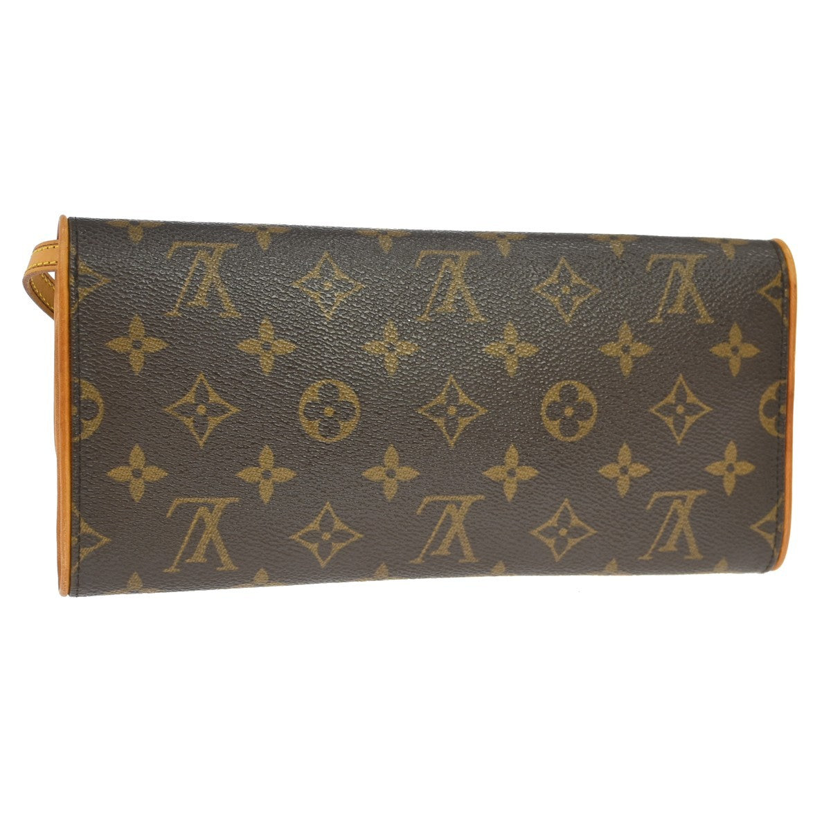 Louis Vuitton Twin Handbag Monogram Canvas Brown Canvas Clutche & Pouche Bag (Authentic Pre-Loved)