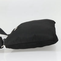 Prada Flat Messenger Bag Tessuto Black Nylon Shoulder Bag Bag (Authentic Pre-Loved)