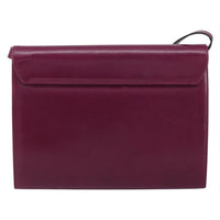 Salvatore Ferragamo Gancini Shoulder Bag Leather Purple Leather Shoulder Bag Bag (Pre-Loved)