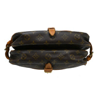 Louis Vuitton Louis Vuitton Saumur Handbag Monogram Canvas Brown Canvas Shoulder Bag Bag (Pre-Loved)