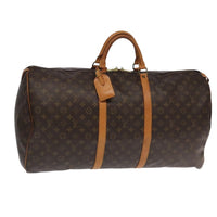Louis Vuitton Keepall Bag Monogram Canvas Brown Canvas Travel Bag Bag (Authentic Pre-Loved)