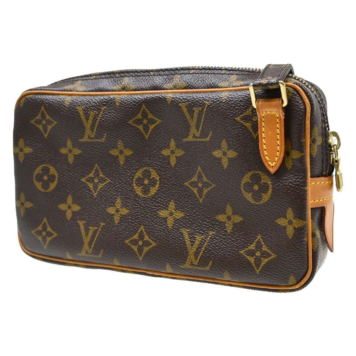 Louis Vuitton Pochette Marly Bandouliere Bag Monogram Canvas Brown Canvas Shoulder Bag Bag (Authentic Pre-Loved)