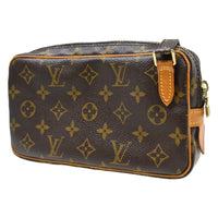 Louis Vuitton Pochette Marly Bandouliere Bag Monogram Canvas Brown Canvas Shoulder Bag Bag (Authentic Pre-Loved)