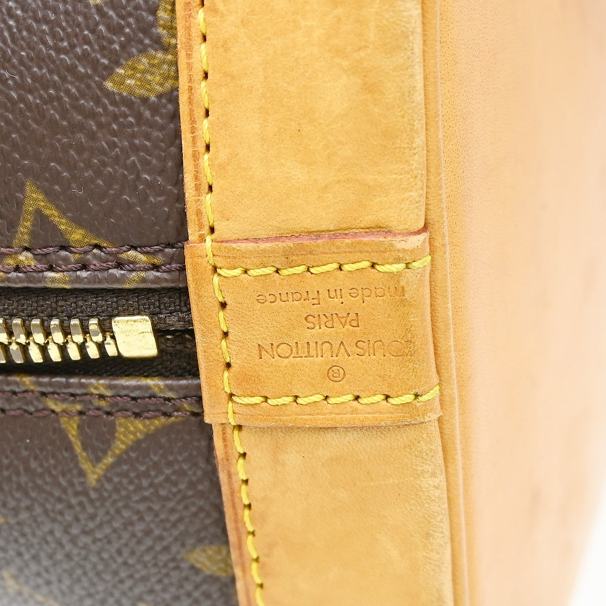Louis Vuitton Alma Handbag Monogram Canvas Brown Canvas Handbag (Authentic Pre-Loved)