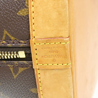 Louis Vuitton Alma Handbag Monogram Canvas Brown Canvas Handbag (Authentic Pre-Loved)
