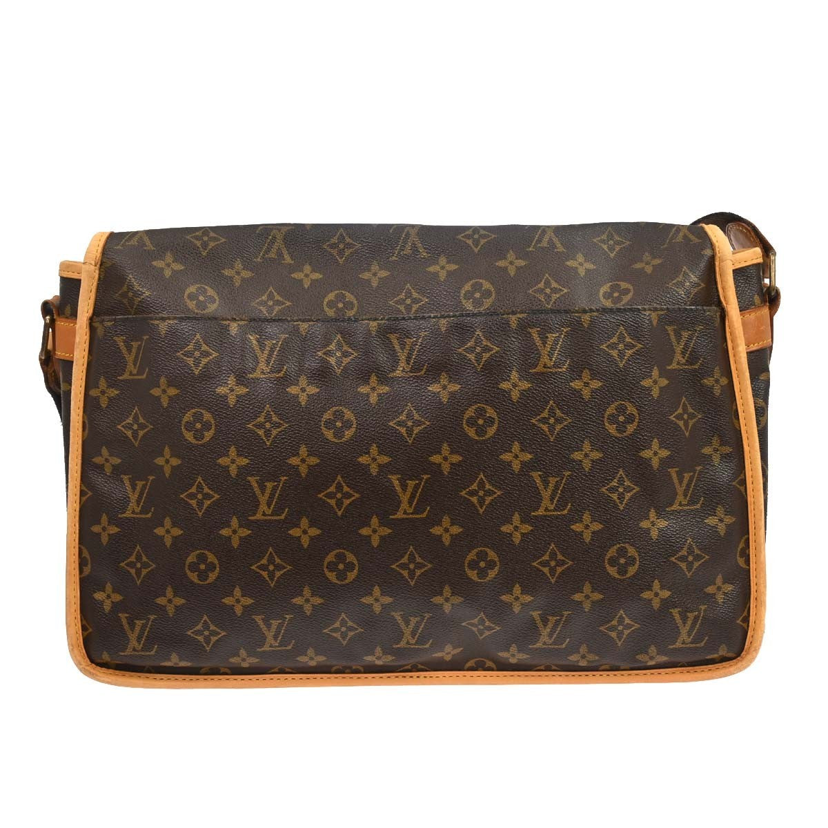 Louis Vuitton Sac Gibeciere Messenger Bag Monogram Canvas Brown Canvas Shoulder Bag Bag (Authentic Pre-Loved)
