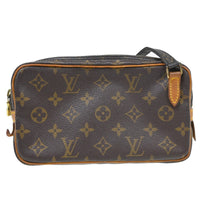 Louis Vuitton Pochette Marly Bandouliere Bag Monogram Canvas Brown Canvas Shoulder Bag Bag (Authentic Pre-Loved)