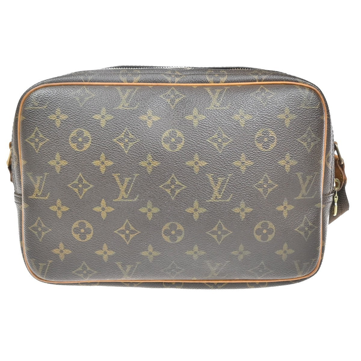 Louis Vuitton Reporter Bag Monogram Canvas Brown Canvas Shoulder Bag Bag (Pre-Loved)