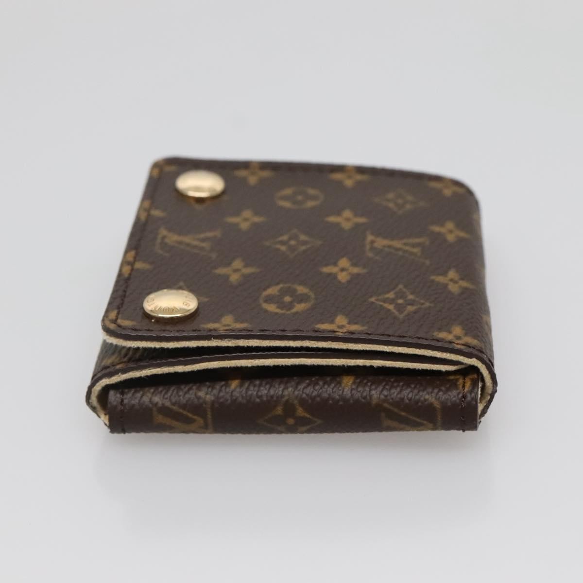 Louis Vuitton Case Jewelry Box Canvas Brown Canvas Wallets Accessory (Authentic Pre-Loved)