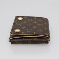 Louis Vuitton Case Jewelry Box Canvas Brown Canvas Wallets Accessory (Authentic Pre-Loved)
