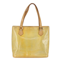 Louis Vuitton Houston Handbag Monogram Vernis Beige Patent_Leather Tote Bag Bag (Authentic Pre-Loved)