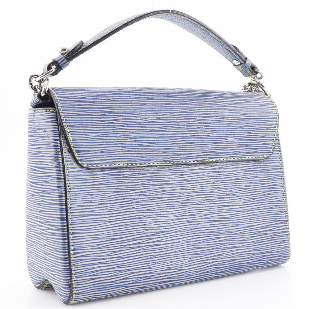 Louis Vuitton Twist Handbag Epi Leather Blue Leather Shoulder Bag Bag (Pre-Loved)
