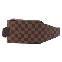 Louis Vuitton Geronimos Waist Bag Damier Brown Canvas Shoulder Bag Bag (Authentic Pre-Loved)