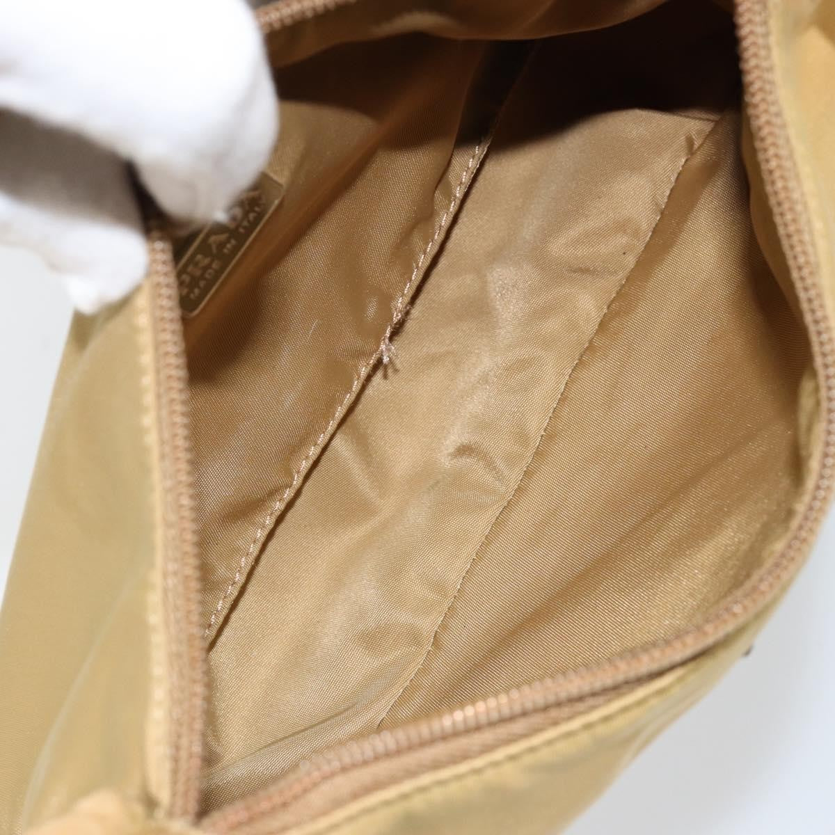 Prada Re-Edition 2000 Hobo Tessuto Beige Nylon Clutche & Pouche Bag (Authentic Pre-Loved)