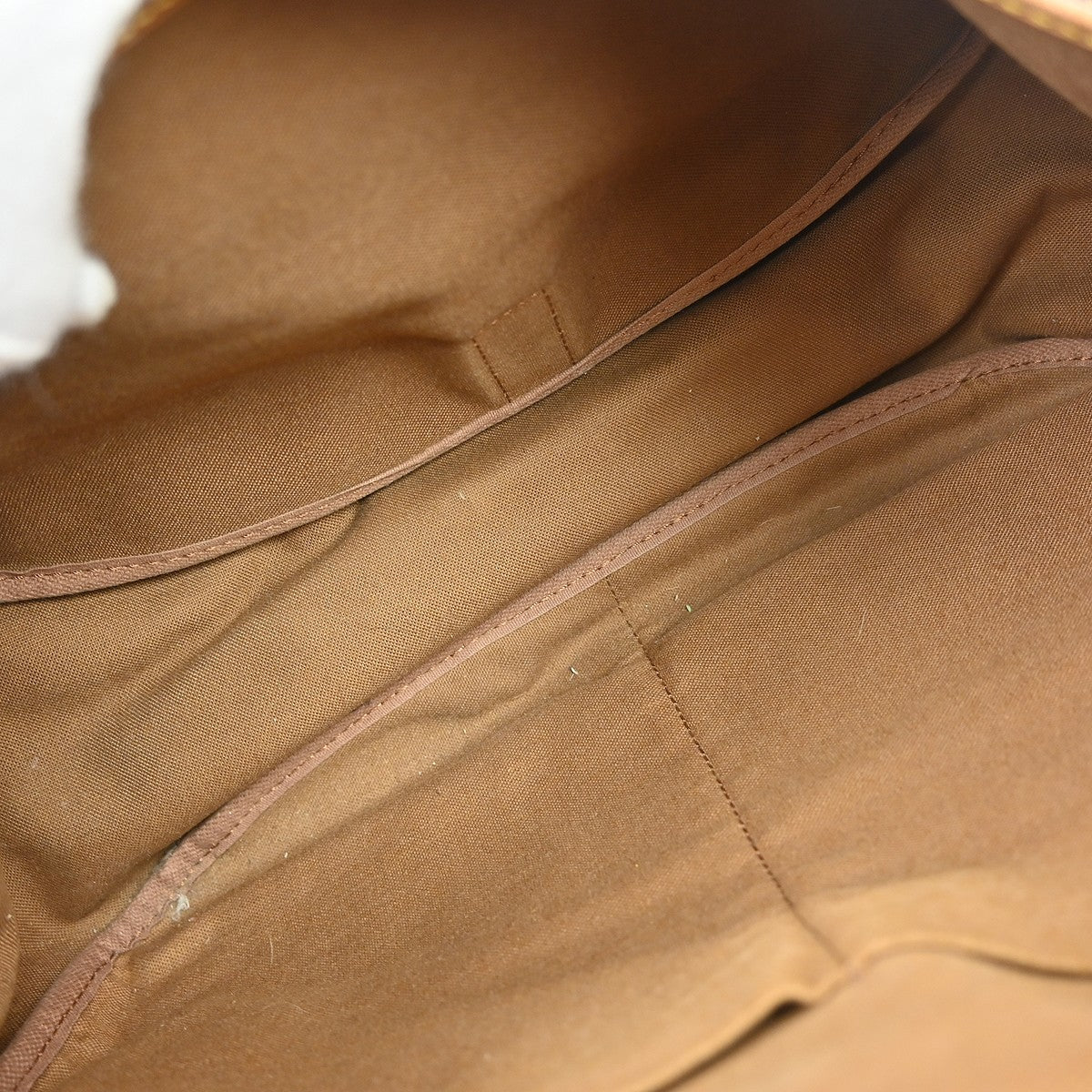 Louis Vuitton Louis Vuitton Saumur Handbag Monogram Canvas Brown Canvas Shoulder Bag Bag (Pre-Loved)