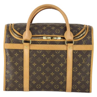 Louis Vuitton Louis Vuitton Dog Carrier Bag Monogram Canvas Brown Canvas Travel Bag Bag (Authentic Pre-Loved)
