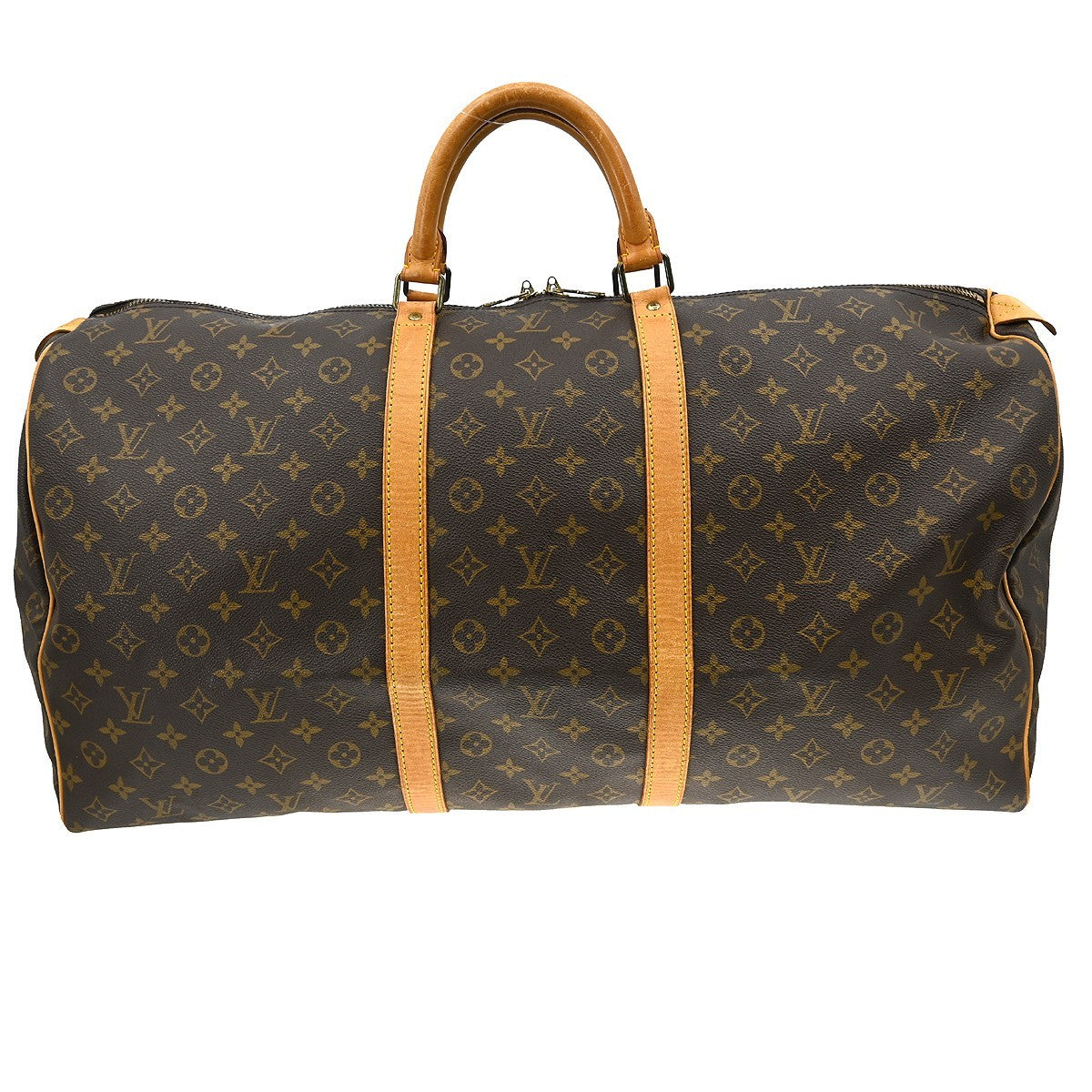 Louis Vuitton Louis Vuitton Keepall Bag Monogram Canvas Brown Canvas Travel Bag Bag (Pre-Loved)
