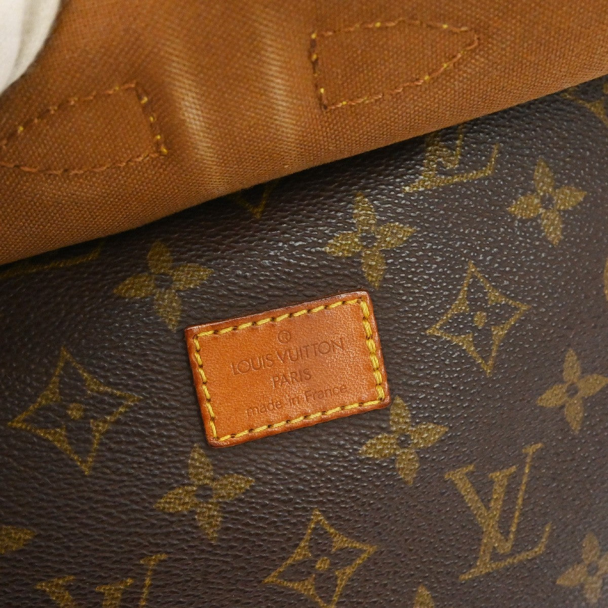 Louis Vuitton Saumur Handbag Monogram Canvas Brown Canvas Shoulder Bag Bag (Authentic Pre-Loved)