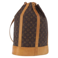 Louis Vuitton Randonnee Backpack Monogram Canvas Brown Canvas Shoulder Bag Bag (Pre-Loved)